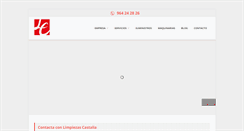 Desktop Screenshot of limpiezascastalia.com