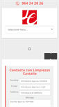 Mobile Screenshot of limpiezascastalia.com